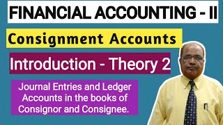 Financial Accounting II I Consignment Accounts I Introduction Theory 2 I Khans Commerce Tutorial I [upl. by Vidal]