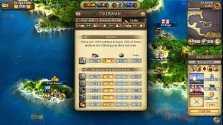 Port Royale 3 Pirates and Merchants Walkthrough Video 2 [upl. by Araiek]