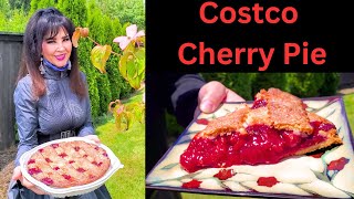 COSTCO CHERRY PIE  What you need to get at Costco [upl. by Yolanthe345]