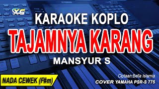 KARAOKE KOPLO  TAJAMNYA KARANG NADA CEWEK WANITA  MANSYUR S [upl. by Abebi53]