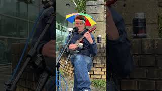 Mark Thomas busking at Kings Square East Cowes Isle of Wight 26th September 2024 [upl. by Arsi]