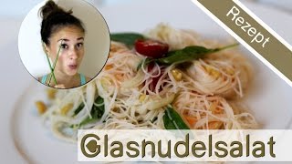 Glasnudelsalat  Asiatisch Kochen  gesundes Rezept zum Abnehmen  Bewusste Ernährung [upl. by Ainesy]