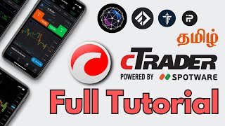 How to Use C Trader Platform Complete Tutorial Tamil  CTrader Entry Exist Pending order details [upl. by Anih74]