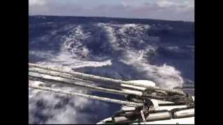 Trimaran Ninth Charm sailing from Suva to Lautoka Fiji [upl. by Neelyhtak129]