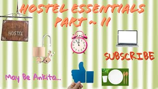 HOSTEL ESSENTIALS PART  II  All College Hostels  KIIT  2022 [upl. by Femi]