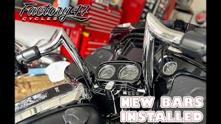 Upgrading My 2022 Road Glide Special with 12quot Factory 47 Handlebars [upl. by Gamages]