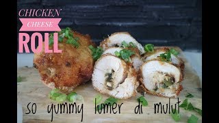 chicken cheese roll  ayam gulung isi keju  cemilan enak buat anak anak ayam gulung isi keju [upl. by Gilmour500]