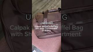 Calpak Duffel Unboxing calpak unboxing bag travel girl filipina [upl. by Kay931]