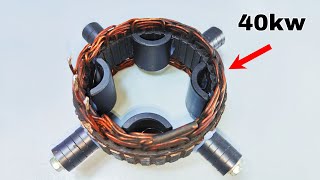 Turn car dynamo into 250v generator use new method [upl. by Wolpert382]