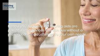 Nano Audacity RIC Comfortable OTC Hearing Aids For Perceived Mild Hearing Loss [upl. by Ahsoik]