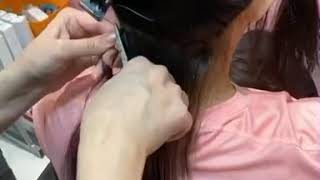 Extensiones de cabello con microring [upl. by Wylma117]