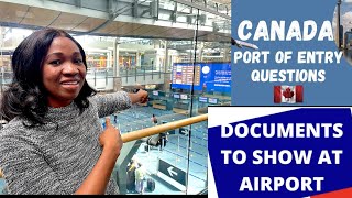 DONT GET DEPORTED AT THE PORT OF ENTRY IN CANADA  WATCH THIS AND GET IT RIGHT AT THE AIRPORT [upl. by Euqinad]