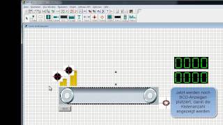 SPSVISU Anlagensimulation virtuelle Inbetriebnahme S7SoftwareSPS [upl. by Epilif]