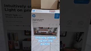 Unboxing new hp wifi printer otg iron silai machine shorts viralvideo trending subscribe [upl. by Urquhart]