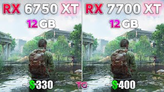 RX 6750 XT vs RX 7700 XT  Test in 10 Games [upl. by Icyac]