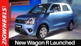 New Wagon R 2019 Launch Walkaround Review  Price Colours Interior amp More  ZigWheels [upl. by Gable]