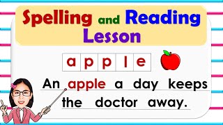 Spelling and Reading Lesson  Learn to spell and read with teacher Aya [upl. by Jeuz]