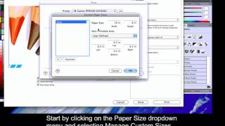 Canon iPF Printers  Printing through Photoshop and the Driver  Mac [upl. by Duck]