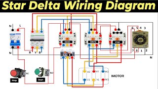 Star Delta Starter Explained  Working Principle [upl. by Aneloc]