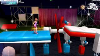 Wipeout Game Round 2 Dad Vs 8 Year Old Son [upl. by Monsour]