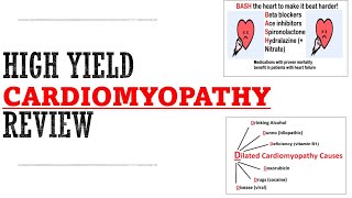 Cardiomyopathy Review  Mnemonics And Proven Ways To Memorize for your exams [upl. by Tomkiel]