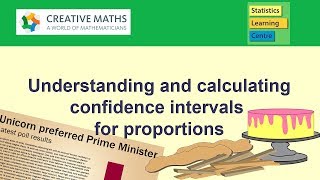 Understanding and calculating confidence intervals for population proportions  statistics help [upl. by Eenitsed]