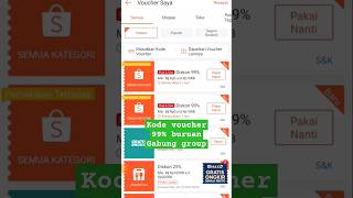 KODE VOUCHER SHOPEE 1010 shopee1010 shopee1010 [upl. by Rednaskela]