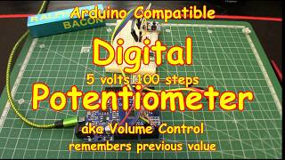 88 Digital Potentiometer aka Volume Control  Easy X9C103 [upl. by Fenton357]