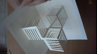 14 How To Make An Amazing Cubes Pop Up Card Origamic Architecture [upl. by Esil]