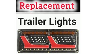 Trailer Lights Replacement DIY easy steps [upl. by Ennasor]