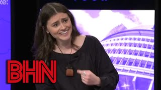 BHN Chloe Swarbrick off the top rope on gender in the Young Voters debate [upl. by Noryak415]