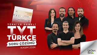 ÜçDörtBeş Yayınları TYT Türkiye Geneli Deneme İlk Prova Kasım 2024  Türkçe [upl. by Yttel]