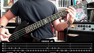 JUDAS PRIEST  Heavy duty  Defenders of the faith bass cover w Tabs [upl. by Norrej573]