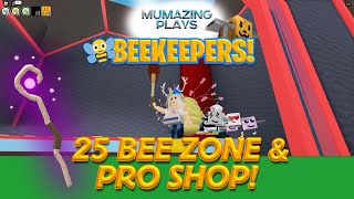 Roblox BEEKEEPERS 25 Bee Zone amp Pro Shop [upl. by Magdalena542]