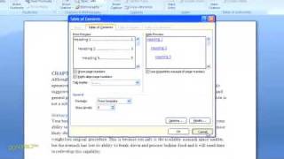 How to Create a Table of Contents in Word 2007 For Dummies [upl. by Liagibba]