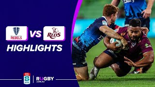 2022 Super Rugby Pacific Round 9 Melbourne Rebels v Queensland Reds [upl. by Anila557]