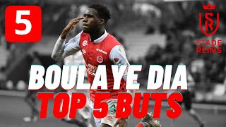 Boulaye Dia TOP 5 BUTS AVEC REIMS [upl. by Dimphia]