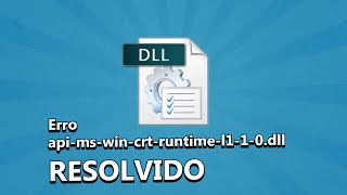 Erro apimswincrtruntimel110dll Resolvido [upl. by Kitrak561]