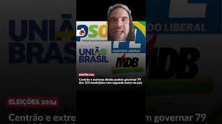 Direita e extrema direita podem controlar 79 dos 103 municipios com segundo turno no Brasil [upl. by Karp912]