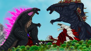 MonsterVerse Godzilla evolved 2024 VS Darkness Godzilla GODZILLA BATTLE Ep2 [upl. by Yniatirb]