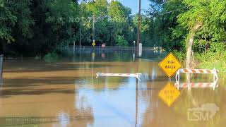 08092024 Farmville VA  Post Tropical System Debby Appomattox River Flooding [upl. by Kotta]