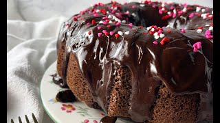 Double Chocolate Chip Bundt Cake [upl. by Atiugal]