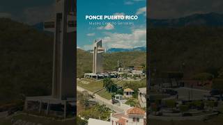 Drone shot of The Museo Castillo Serrallés in Ponce Puerto Rico [upl. by Margette]