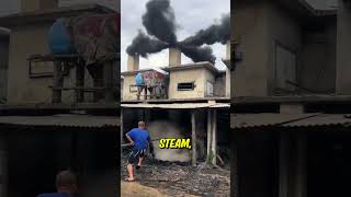 This amazing method for cleaning chimneys in China 🧹🇨🇳 [upl. by Nollahs]