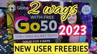 HOW TO CLAIM FREE GLOBE GOSURF50 FOR NEW USERS shorts gosurf50 globefreebies [upl. by Souza]