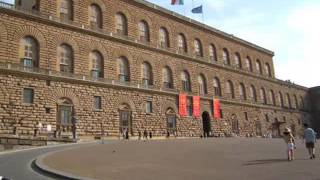 Palazzo Pitti  Palace MuseumsampBoboli GardensSilver Museum Palatine History Palazzo Pitti [upl. by Pleione]