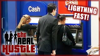 Lightning Quick Cash Machine Scam  The Real Hustle [upl. by Pierpont]