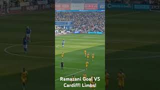 Leeds Fans Go Mental After Ramazani Goal leedsunitee leeds lufc marchingontogether mot ccfc [upl. by Adena]