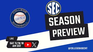 College Baseball Central SEC Preview [upl. by Bouchard]