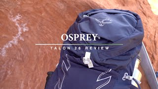 PRODUCT REVIEW  Osprey Talon 26 Pack [upl. by Decrem]